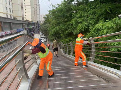 深度保洁全覆盖 保障市容环境