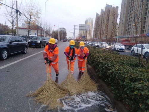 今冬首场降雪,昌平公路分局积极做好应对工作